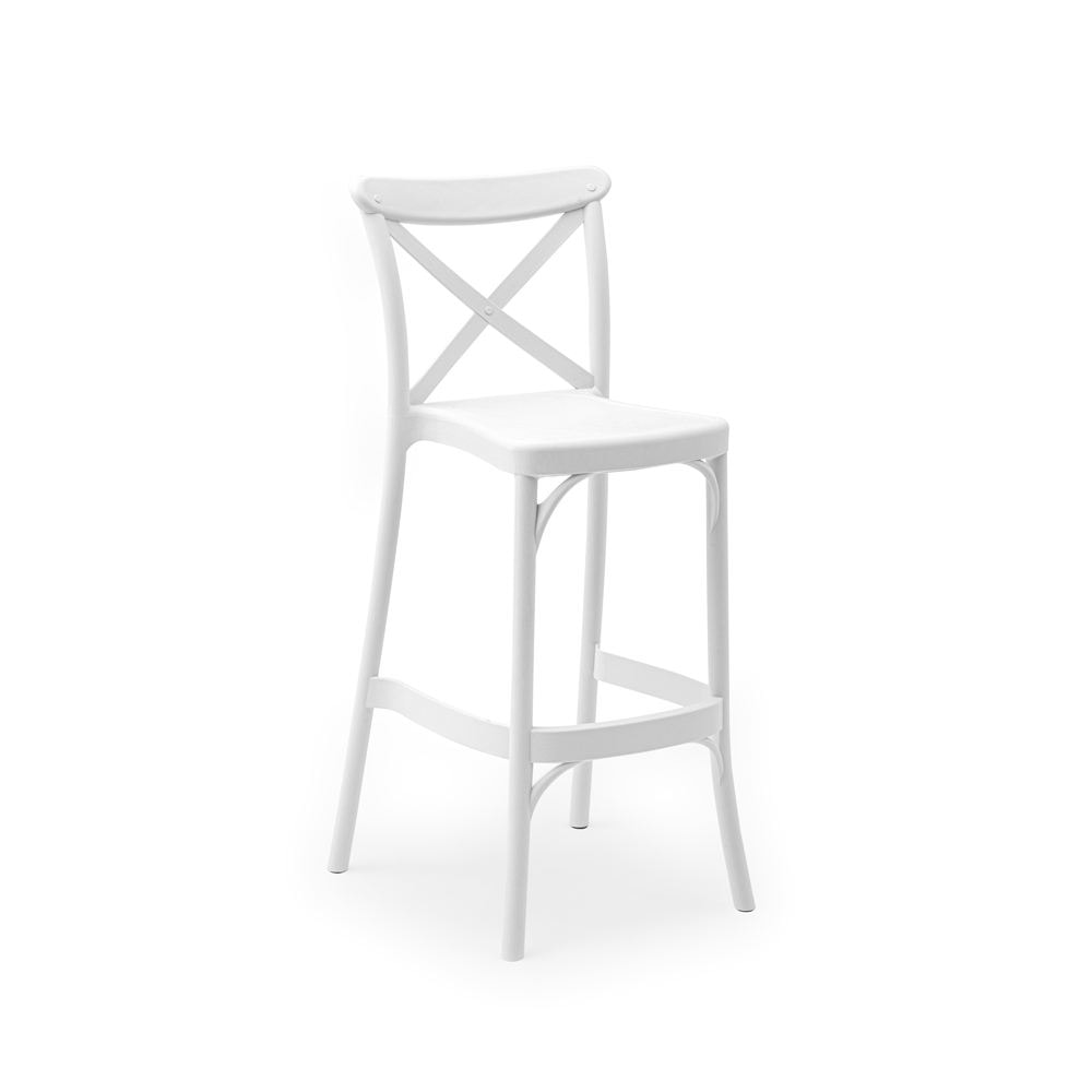 Uzay Ofis GOZO Bar Sandalye 75cm - White