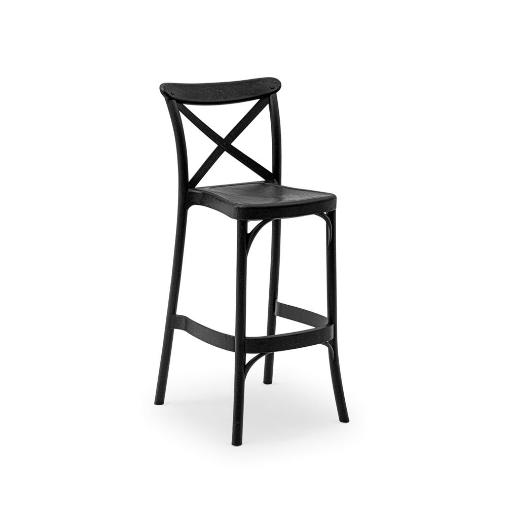 Uzay Ofis GOZO Bar Sandalye 75cm - Siyah