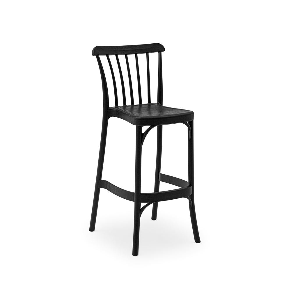 Uzay Ofis CAPRI Bar Sandalye 75cm - Siyah