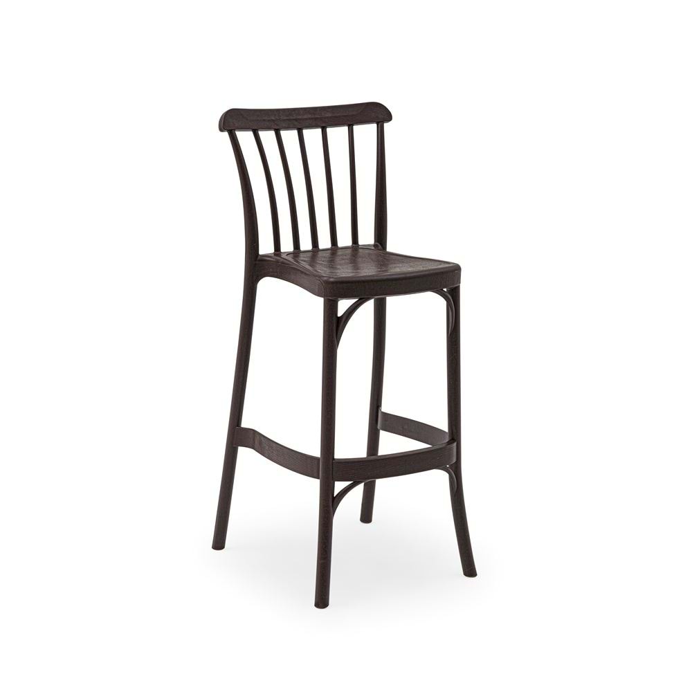 Uzay Ofis CAPRI Bar Sandalye 75cm - Wenge