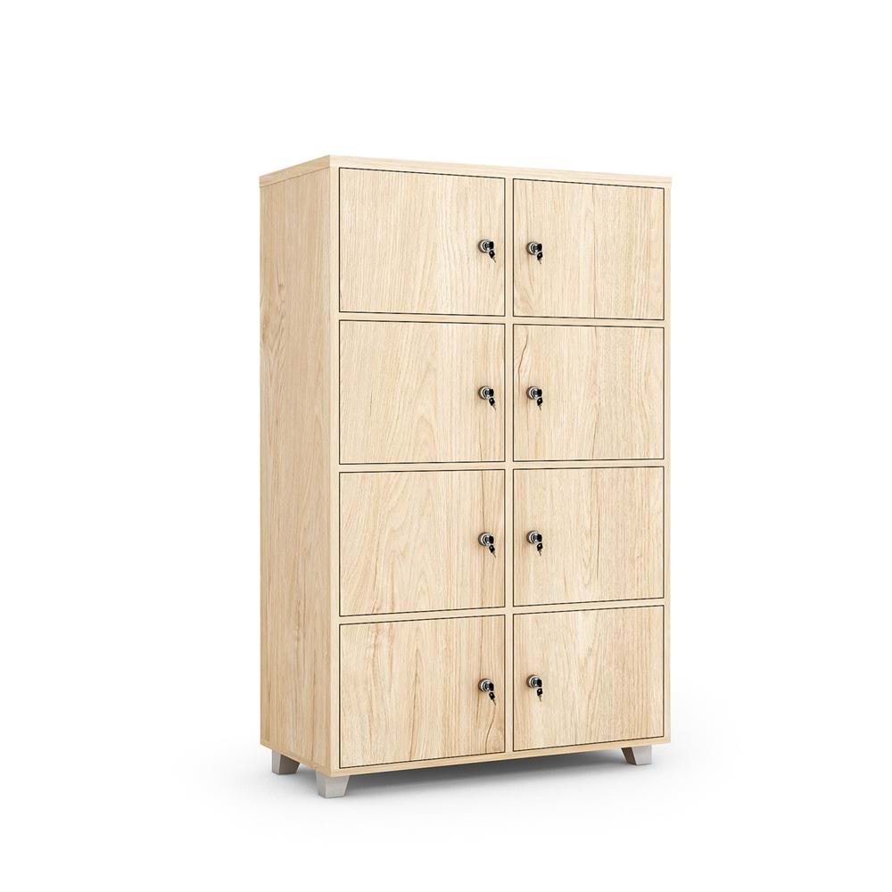 Uzay Ofis Plus Sınıf Dolabı - Kilitli - Sofia - 160 cm