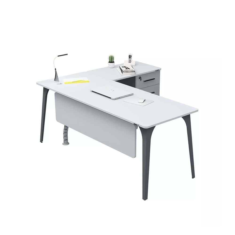 Uzay Ofis Sharp L Çalışma Masası - 140 CM