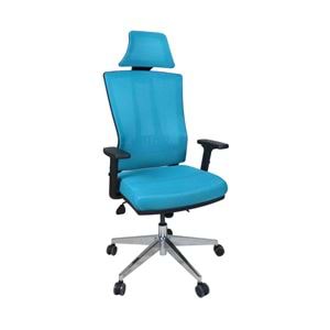 Uzay Ofis Air-x Müdür Koltuğu - Ayarlı Kolçak - Turkuaz