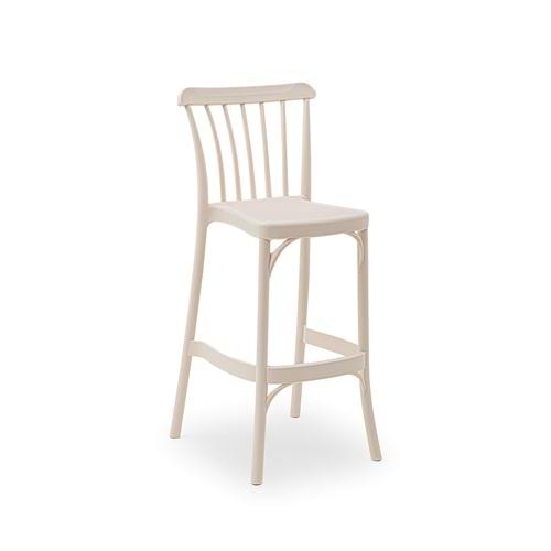 Uzay Ofis CAPRI Bar Sandalye 75cm - Krem