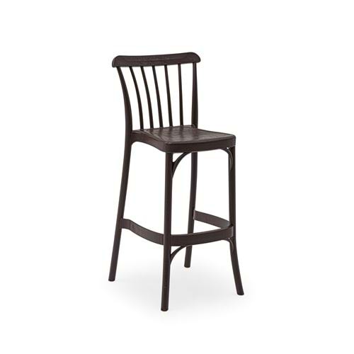 Uzay Ofis CAPRI Bar Sandalye 75cm - Wenge