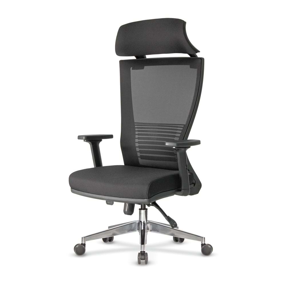 Uzay Ofis Rosetta Fileli Müdür Koltuğu-Siyah