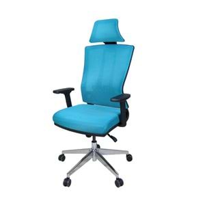 Uzay Ofis Air-x Müdür Koltuğu - Ayarlı Kolçak - Turkuaz