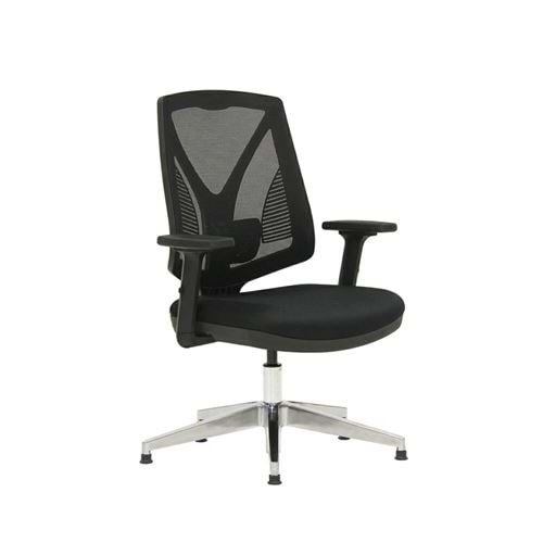 Uzay Ofis Bello Fileli Misafir Koltuğu - Siyah