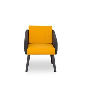 Uzay Ofis Milan Tekli Kanepe - Antrasit - Sarı